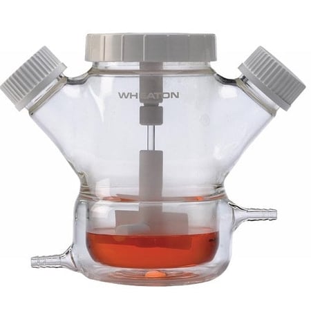 WHEATON Jacketed Double Sidearm Celstir Spinner Flask Kits